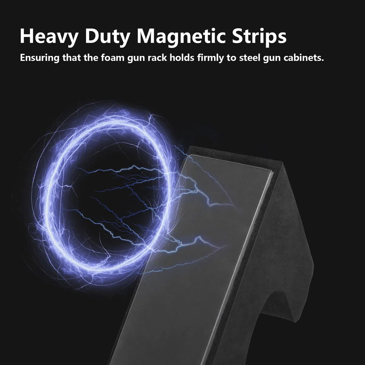BOOSTEADY Estantería de Armas Se USA para Almacenar Armas Accesorios de Seguridad de Escopeta y Rifle con Magnet Fuerte Tira Magnética Regalo de Hunter