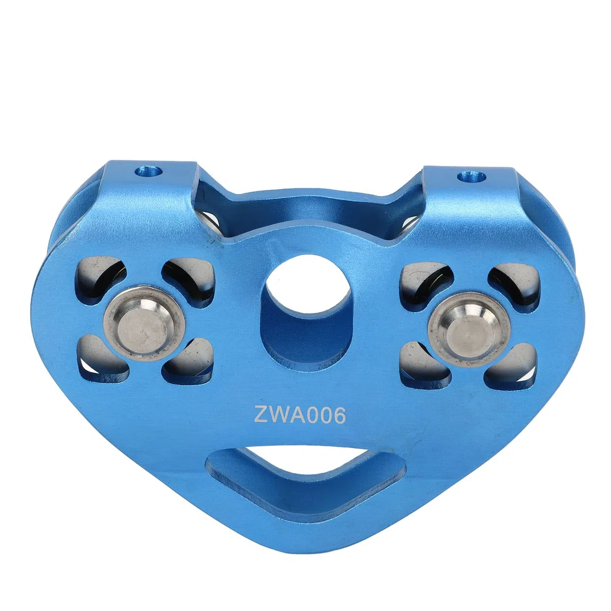 Polea De Tirolesa De Doble Escalada Polea De Teleférico De Transporte Aéreo En Forma De Corazón para Teleférico Escénico Dorado (Blue)