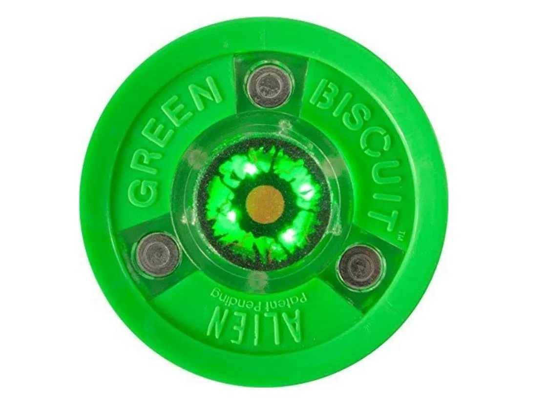 Green Biscuit Alien Puck