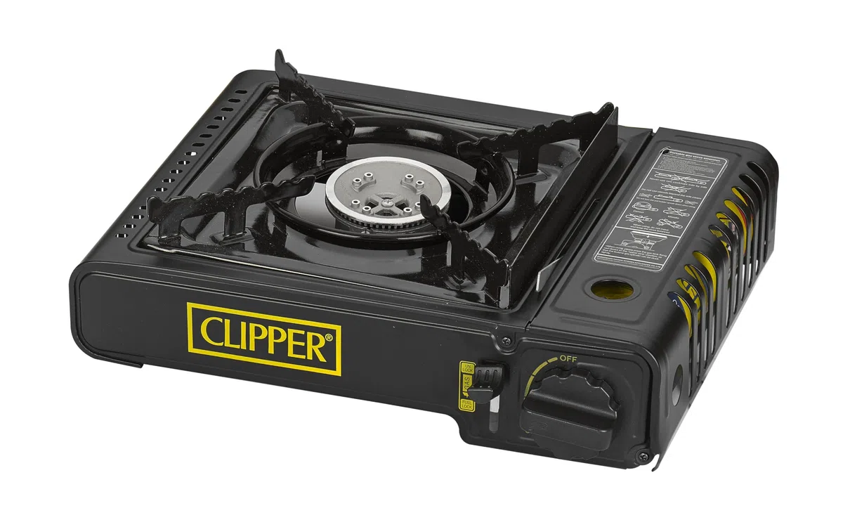 Clipper - Hornillo Camping | Cocina Portátil Estable | Potencia 2,200w | Cocina Maletín para Cartucho de Gas