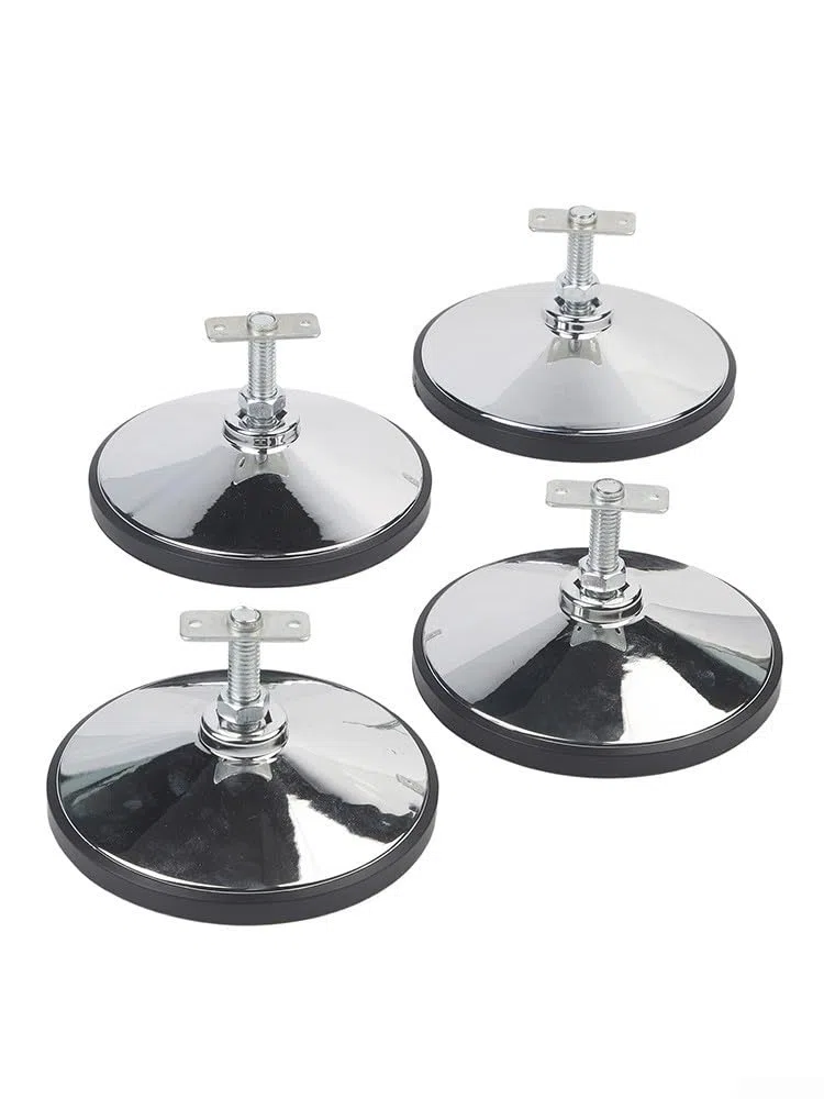 14 niveladores de patas de futbolín de repuesto para mesa de billar, mesa de futbolín con almohadillas ajustables de metal para elevador