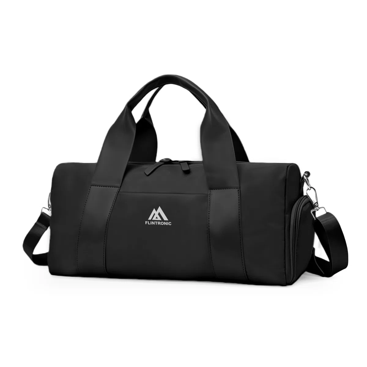 Flintronic Pequeña Bolsa De Deporte para Mujeres, Bolsa de Viaje para Niñas y Niños, Bolsa De Deporte con Zapatero y Bolsillo para Húmedos, para Fitness, Natación y Viaje (Negro)