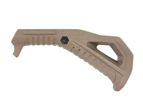 Empuñadura Táctica FMA para Raíl Picatinny Angular ergonómica, Grip para Airsoft, Dark Earth, 130 mm, Polímero de Alta Resistencia