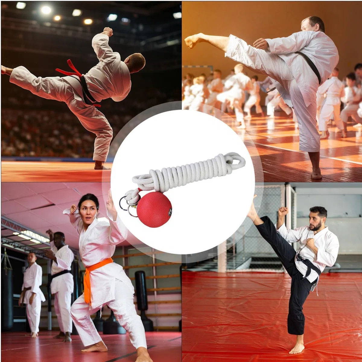 Dart Hammer, Práctica Rope Dart 137.8in Martial Arts Soft Equipment, Entrenador de edificios musculares, User Friendly Chinese Traditional Tool for Training and Practice