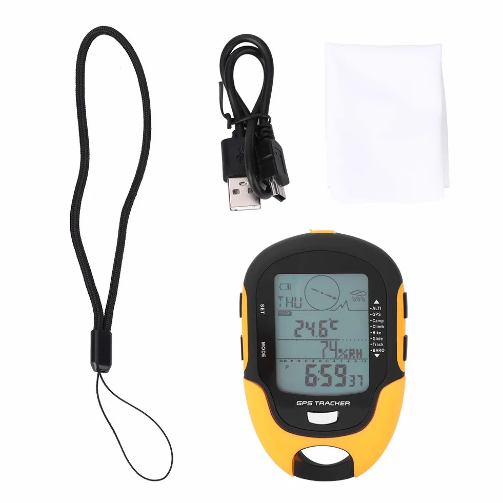 Barómetro Digital, Termómetro Digital Recargable USB, Higrómetro Digital Navegación para Senderismo Deporte al Aire Escalada Camping