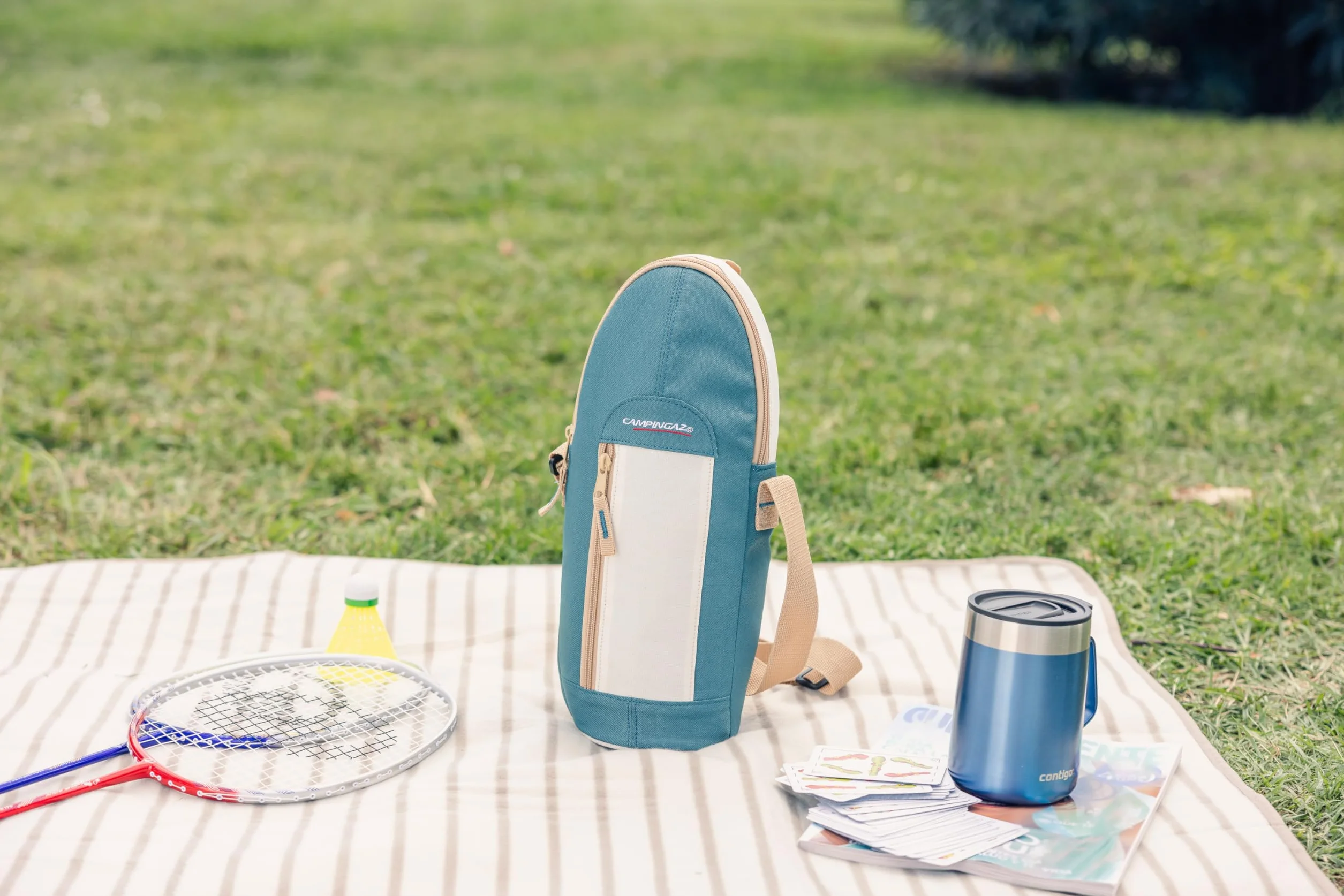 Campingaz Enfriador de Botellas Plegable Fold'n Cool 1,5 L | Portabotellas isotérmico Que Mantiene Las Bebidas frías hasta 2 Horas | Ligero y fácil de Transportar | Plegable | Ideal para picnics