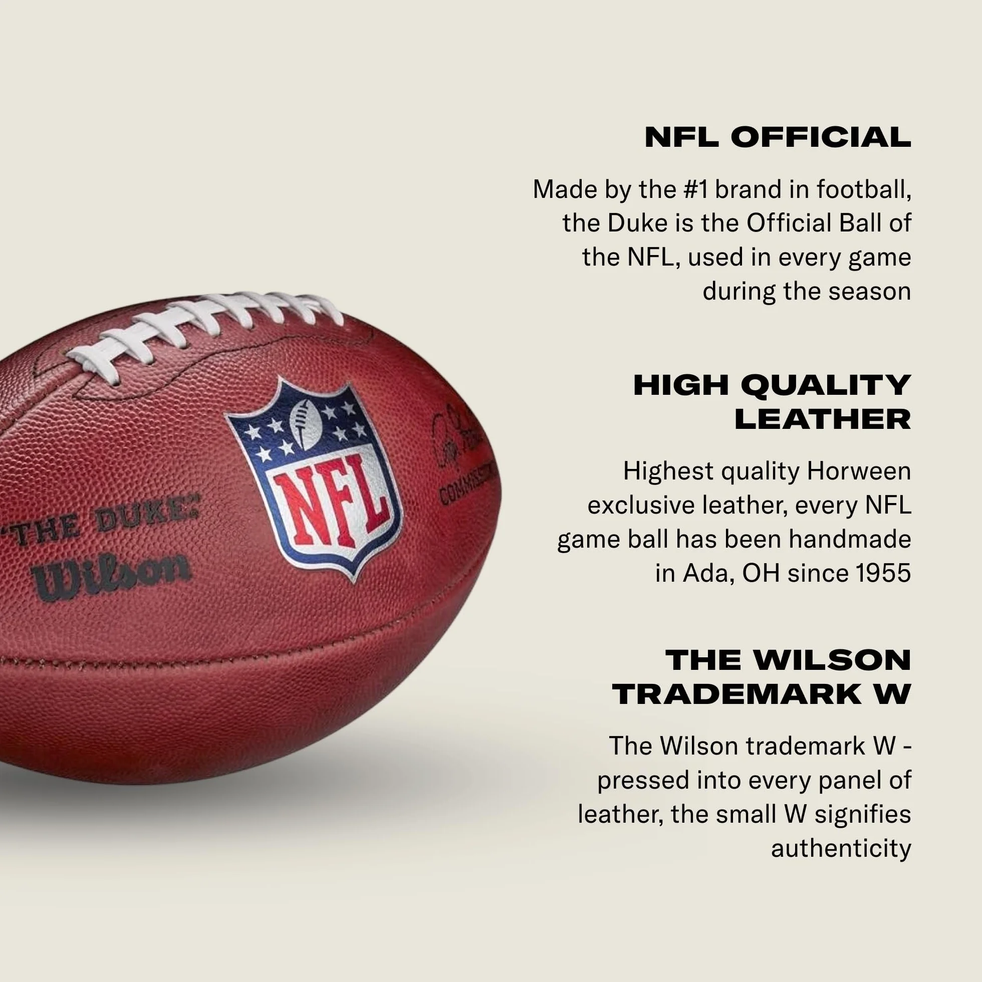 NFL Duke Metallic Edition Balón de fútbol Americano Wilson