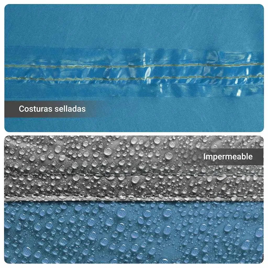vidaXL Tienda de Almacenaje 9 Compartimentos Impermeable Toldo Carpa Refugio