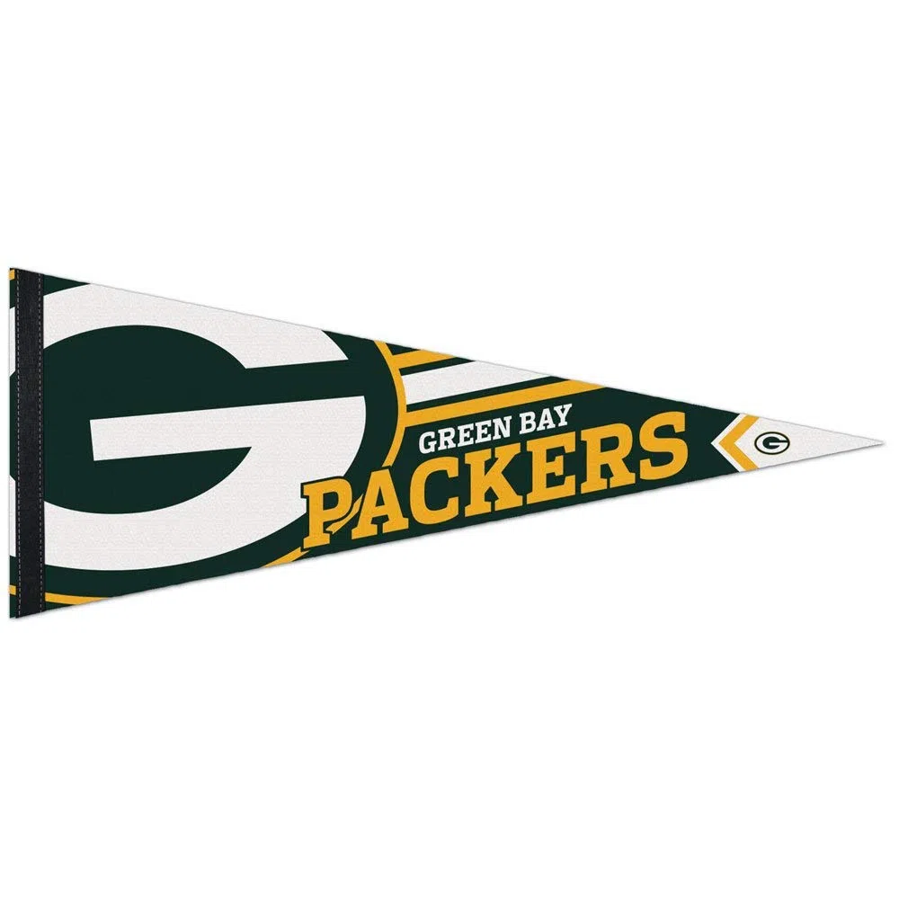 Wincraft NFL 14507115 Green Bay Packers Premium Banderín, 12 x 30 pulgadas