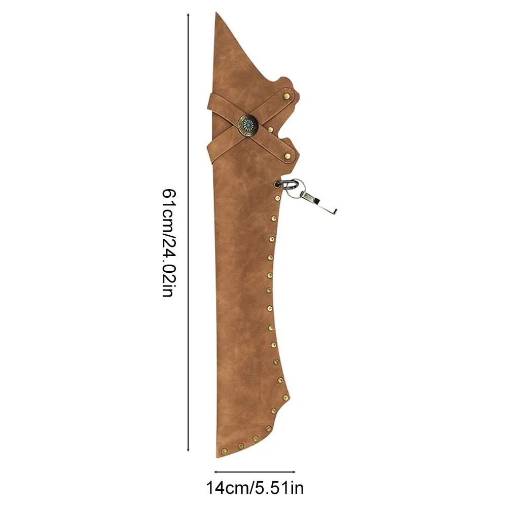 DONGKER Carcaj de flechas con arco, bolsa de mano con diseño de hebilla y diseño para colgar la cintura para llevar 12 flechas al aire libre, práctica de caza