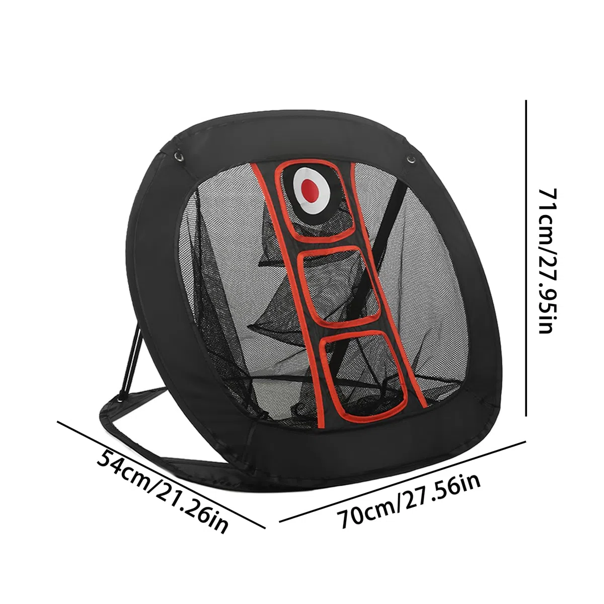 Red de golf – Entrenamiento con bolsa de almacenamiento | Juego de red de golf de objetivo de astillado – para precisión de práctica de swing, distancia en interiores y exteriores, golfistas, niños