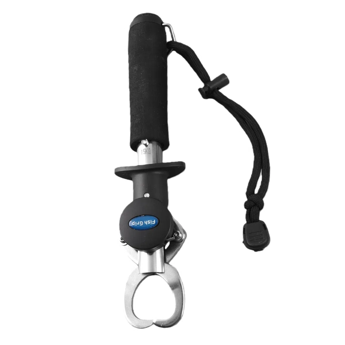 Dilwe Pinza de Pesca, Báscula de Pesaje de 15 Kg, Agarre de Pescado Digital, Agarrador de Labios de Pescado con Cinta Métrica