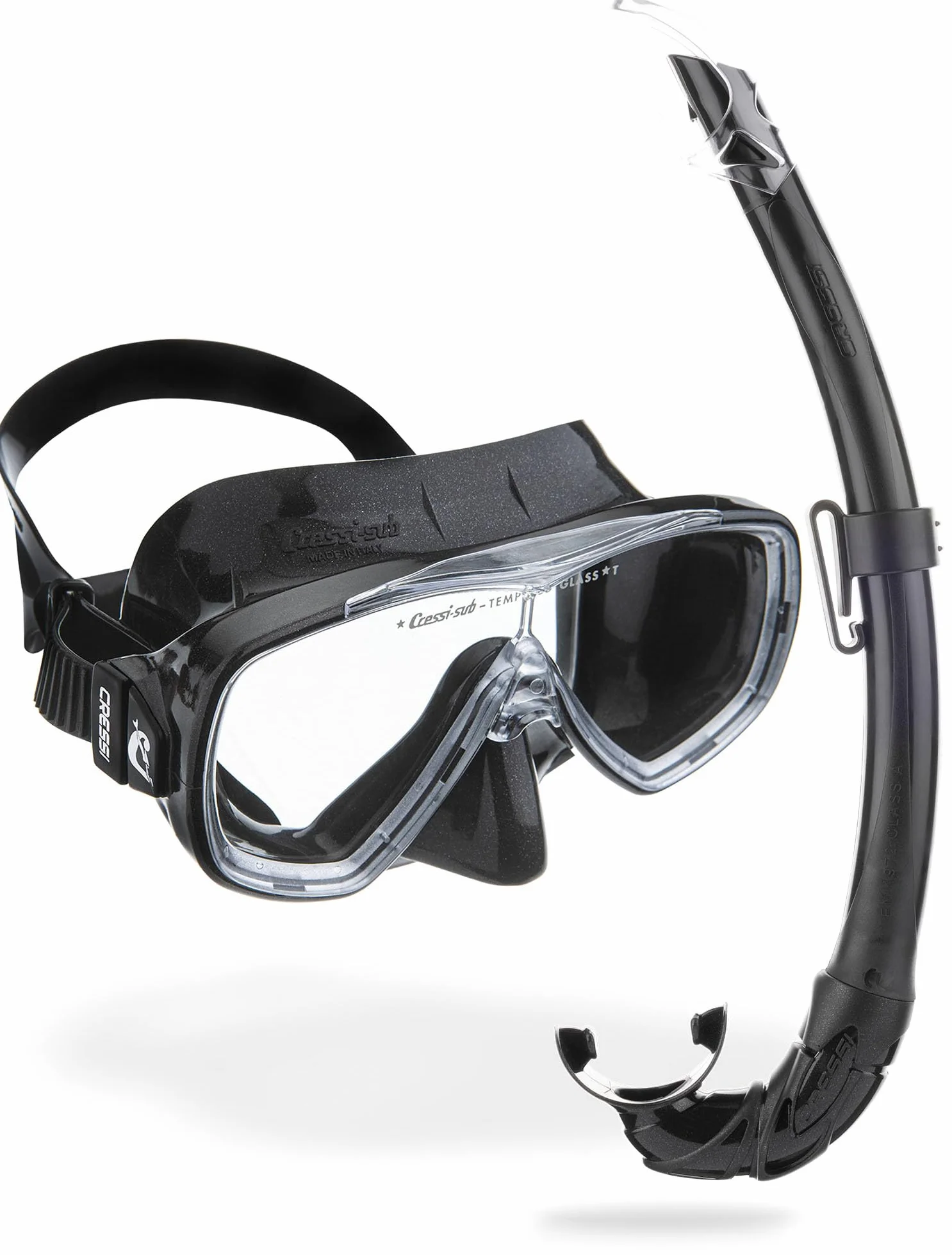 CRESSI Onda - Single Máscara Onda o Set Combinado Máscara Onda + Snorkel Mexico para Buceo y Snorkeling, Talla Única, Unisex