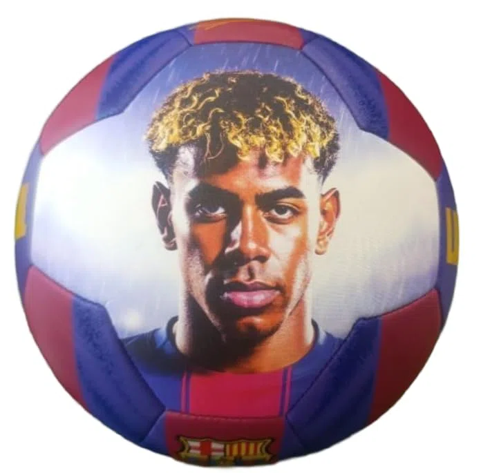 FCB Balón Barça Lamin Yamal Talla 5 Grande Similar al reglamentario fútbol 11 Balón Oficial FC Barcelona
