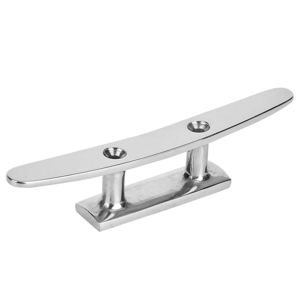 Cornamusa para Barco, Base Abierta Marina, Cornamusa de Base de Acero Inoxidable, Accesorio para Barco Pulido con Espejo, Cornamusa de Base, Accesorios de Base de Cuerda Marina