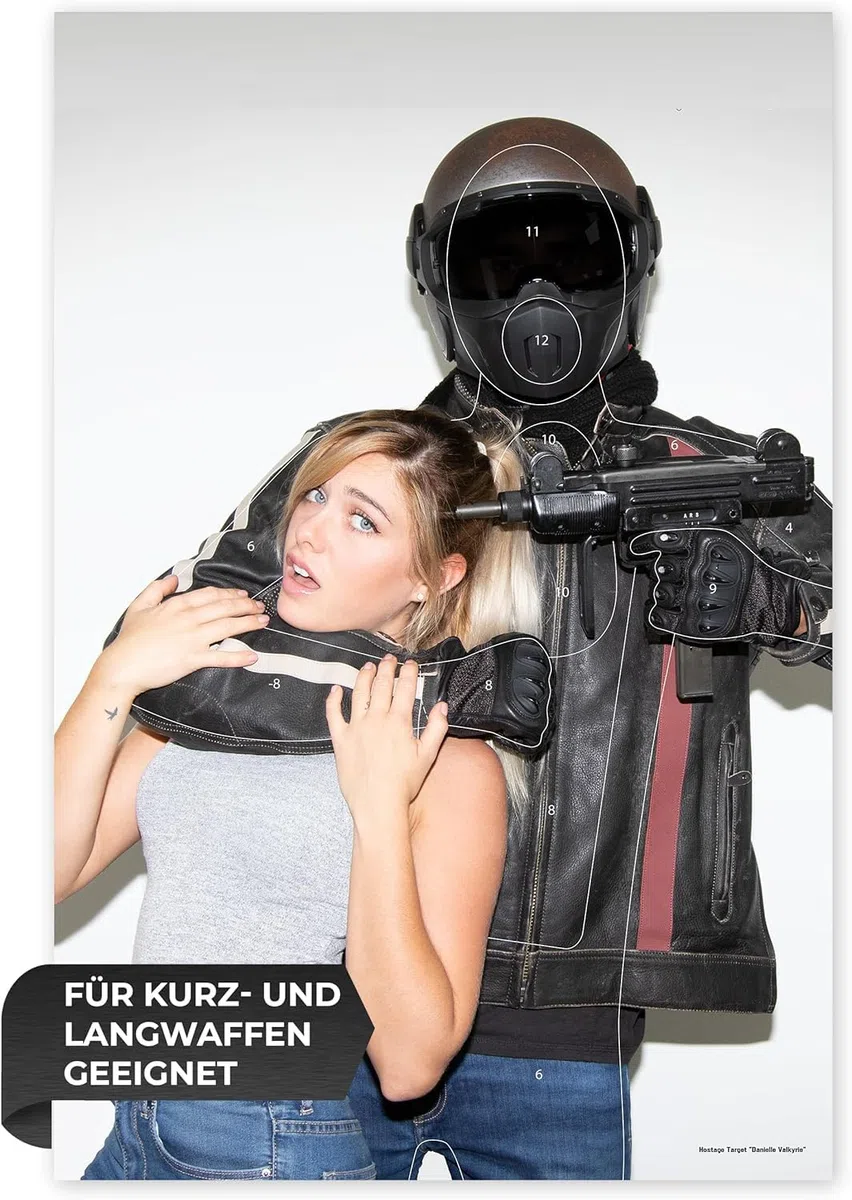 Hostage Target Danielle Valkyrie - Diana grande (53 x 80 cm, papel de 120 g/m²)