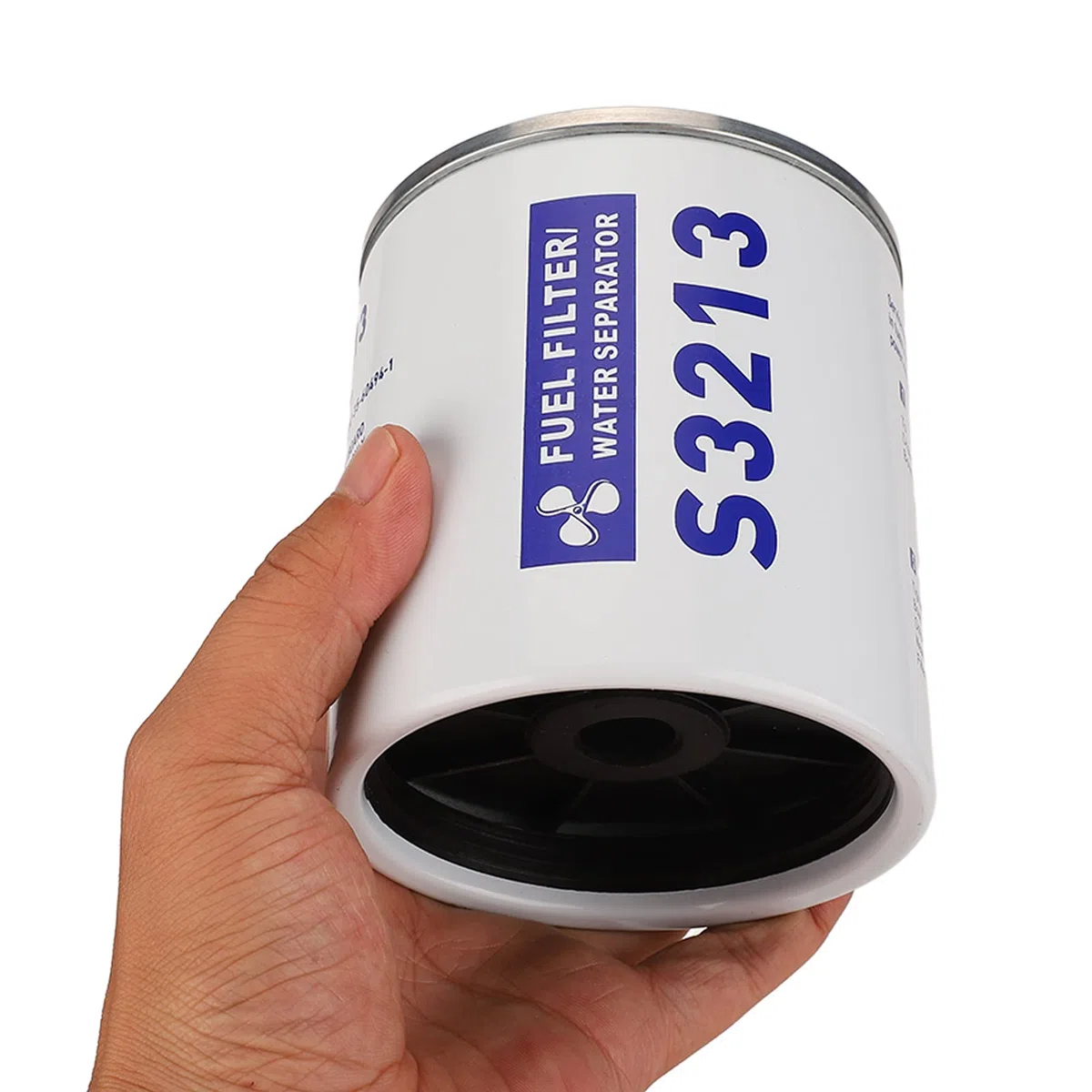 Filtro Separador de Agua Y Combustible S3213, Filtro Separador de Agua Y Combustible S3213 Filtro de Combustible de Acero Inoxidable S3213 con Anillo de Sellado Filtro de Combustible para Barcos