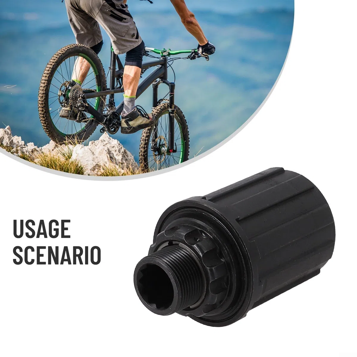 Cuerpo Freehub de bicicleta para 8/9/10/11 velocidades, piezas de reparación de cuerpo para bicicletas de carretera de montaña, trinquete de base de cubo de bicicleta de montaña