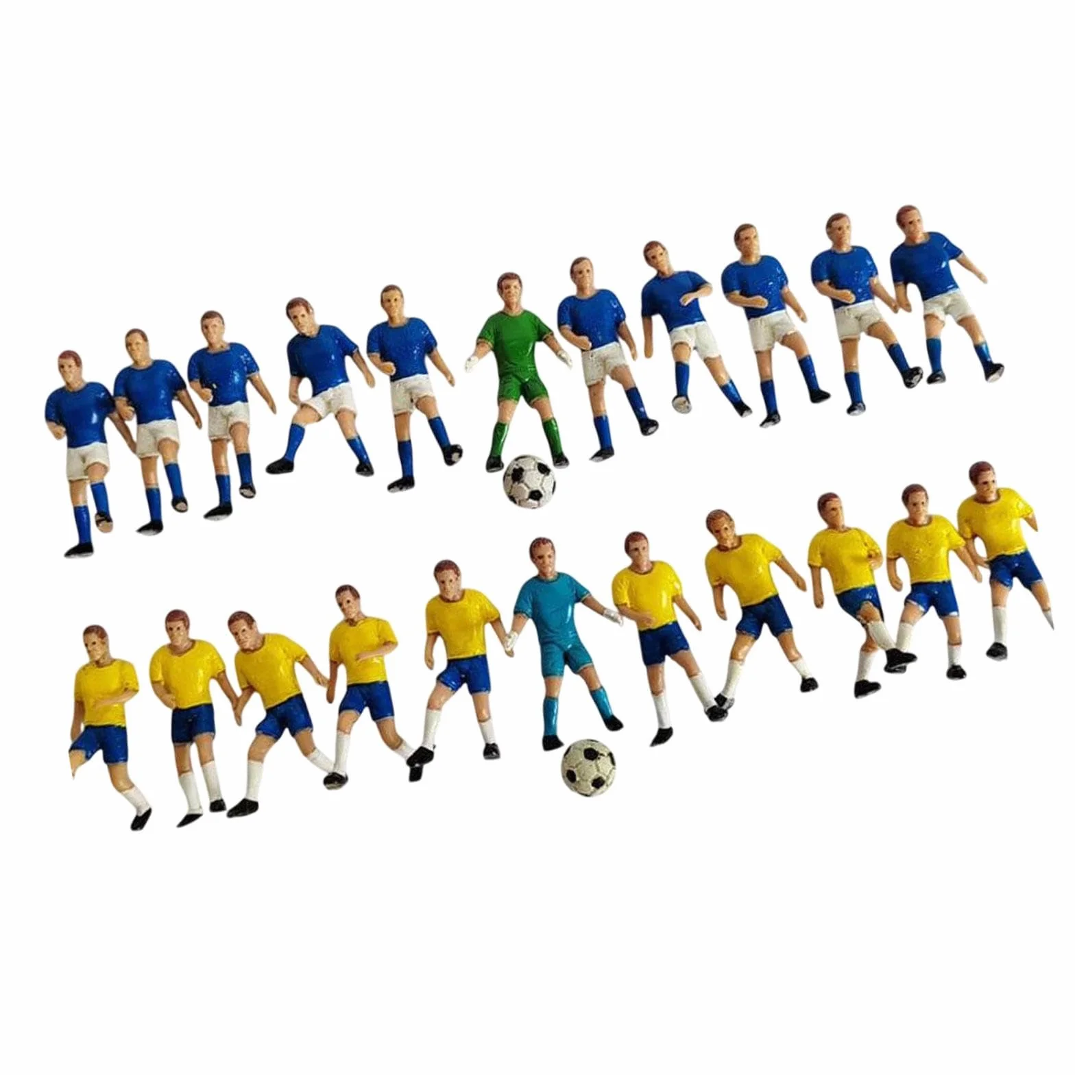 22 Piezas de Fútbol en Miniatura. Paga por La Decoración de Escritorio Zuglayout.