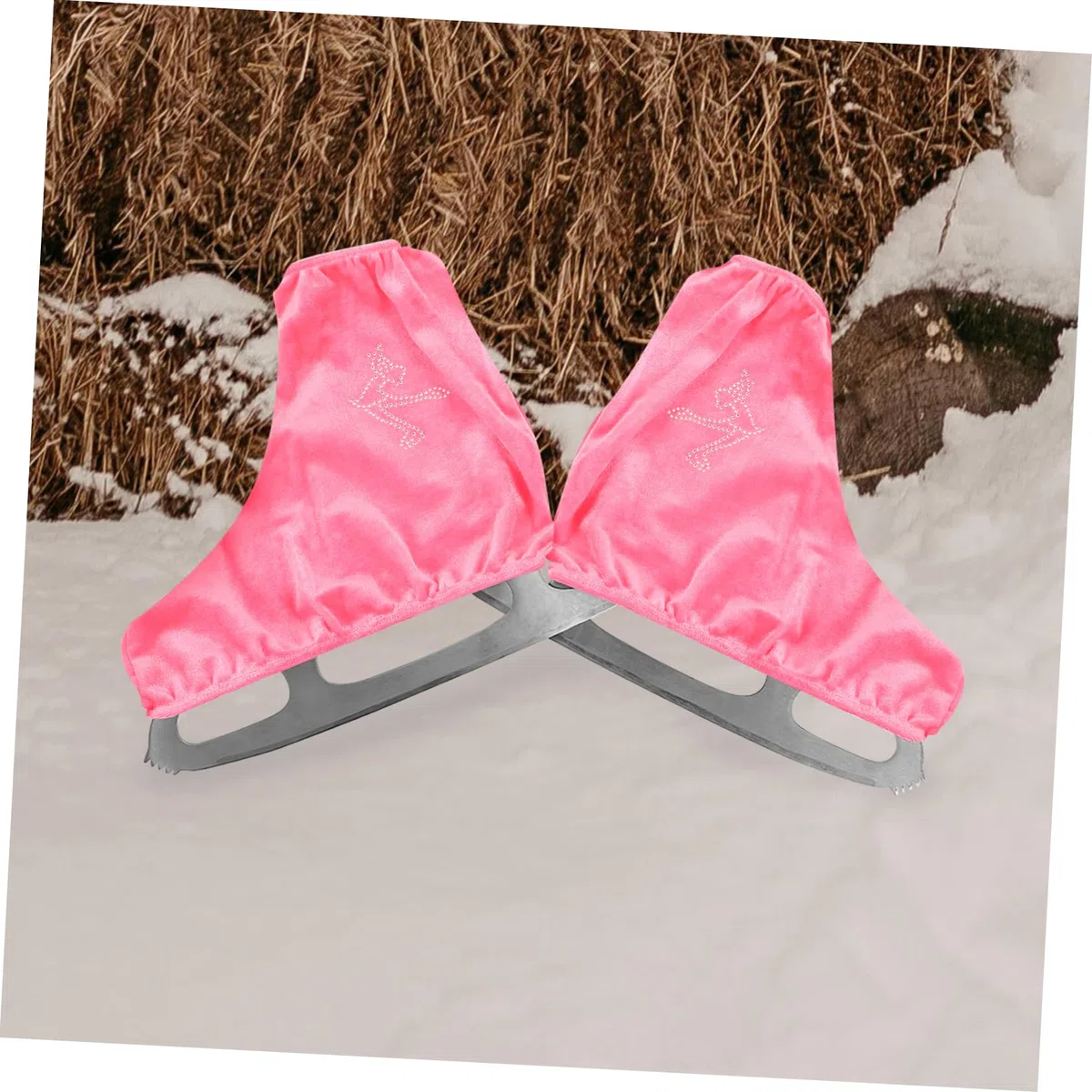 YARNOW Fundas para Patines Almohadillas Patinaje Accesorios Hielo Protector de Patines Protecciones Skate Cubierta Lavable Cubierta de Maletero Cubre Botas de Patines poliéster Rosa