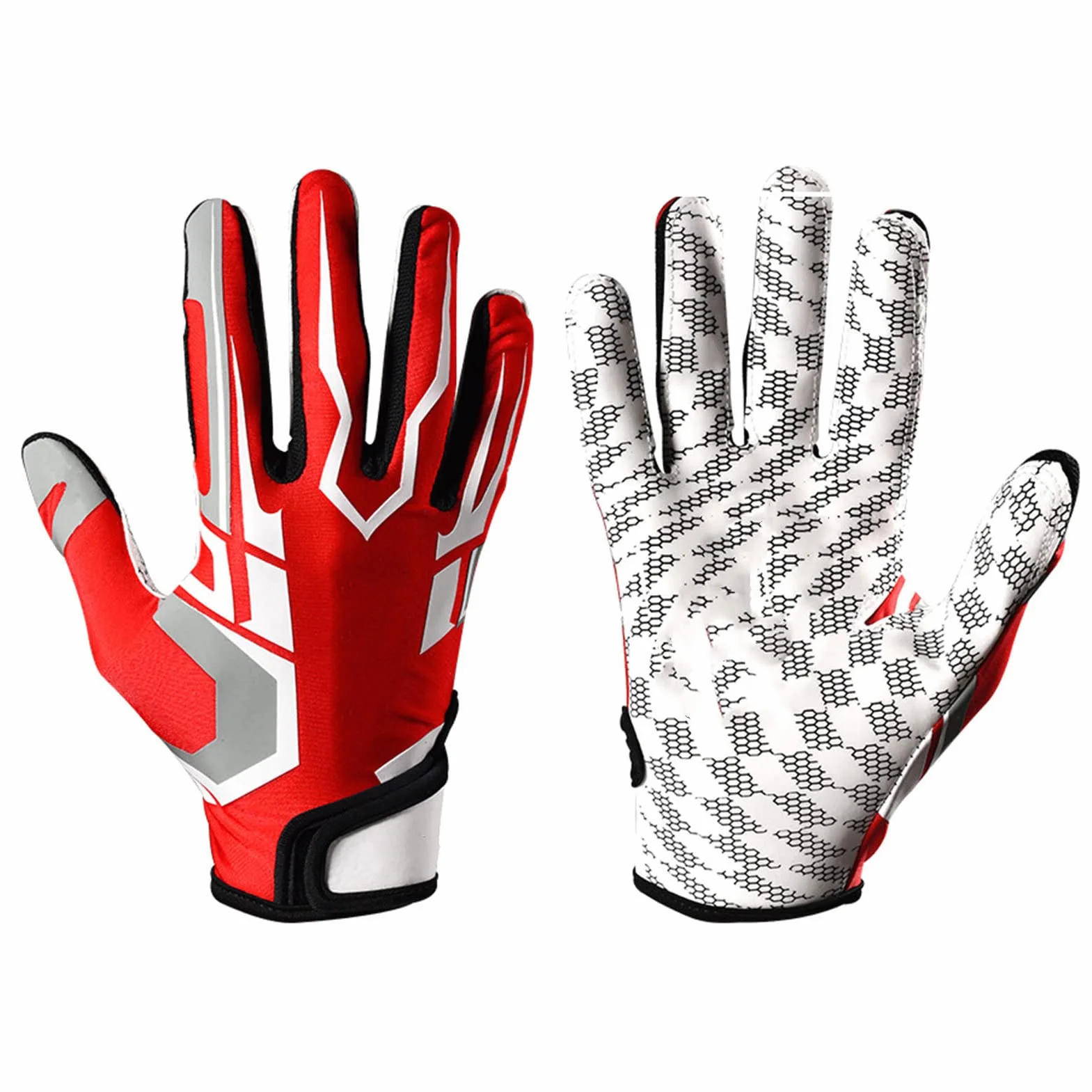 Guantes de Bateo de Béisbol, Cómodos Guantes de Sóftbol con Receptor Antideslizante, Guantes de Fútbol Americano para Adultos Jóvenes