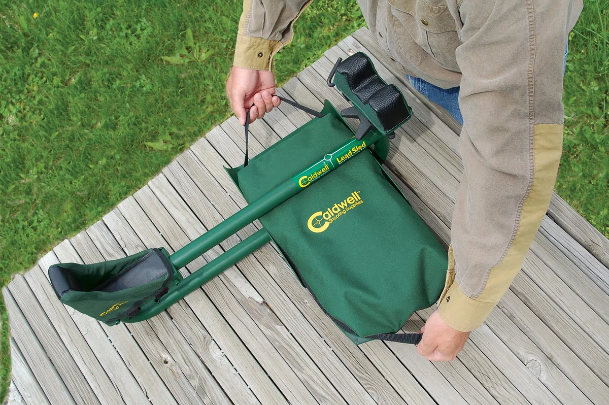 Caldwell - Bolsa de Peso con Trineo de Plomo con construcción Duradera y Resistencia al Agua para Exteriores, Rango, Tiro y Caza