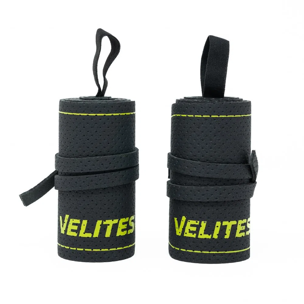 Velites I Muñequeras Core Profesionales I Material Bicapa Patentado, Hechas de Microfibra I para Cross Training, Gimnasio o Halterofilia...I Material Vegano I Talla Única