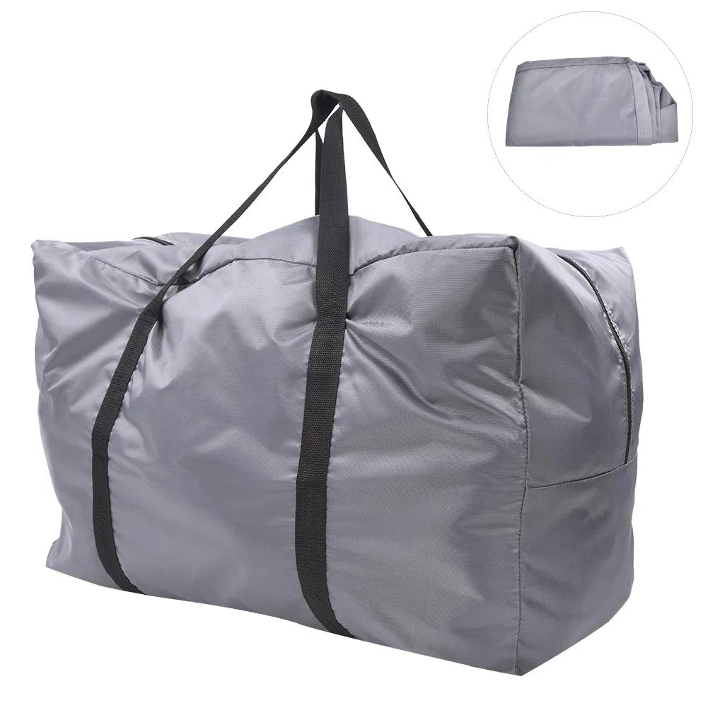 Bolsa de transporte plegable extra grande y resistente, bolsa de transporte para kayak, bolsa de almacenamiento inflable para accesorios de barco