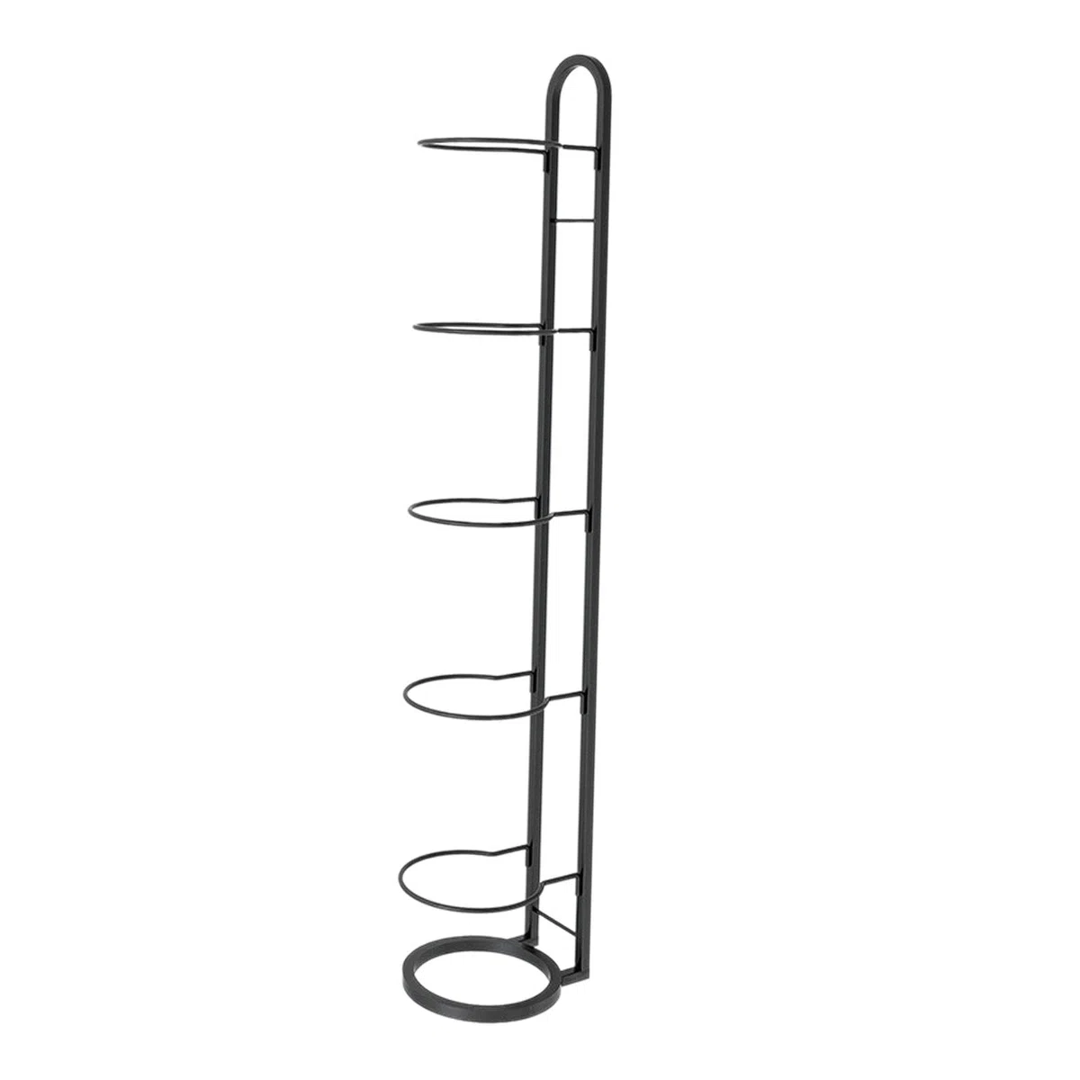 harayaa Soporte Vertical de Baloncesto, Estante de Almacenamiento de Baloncesto, Soporte de Pelota de Metal, Organizador de Equipos Deportivos