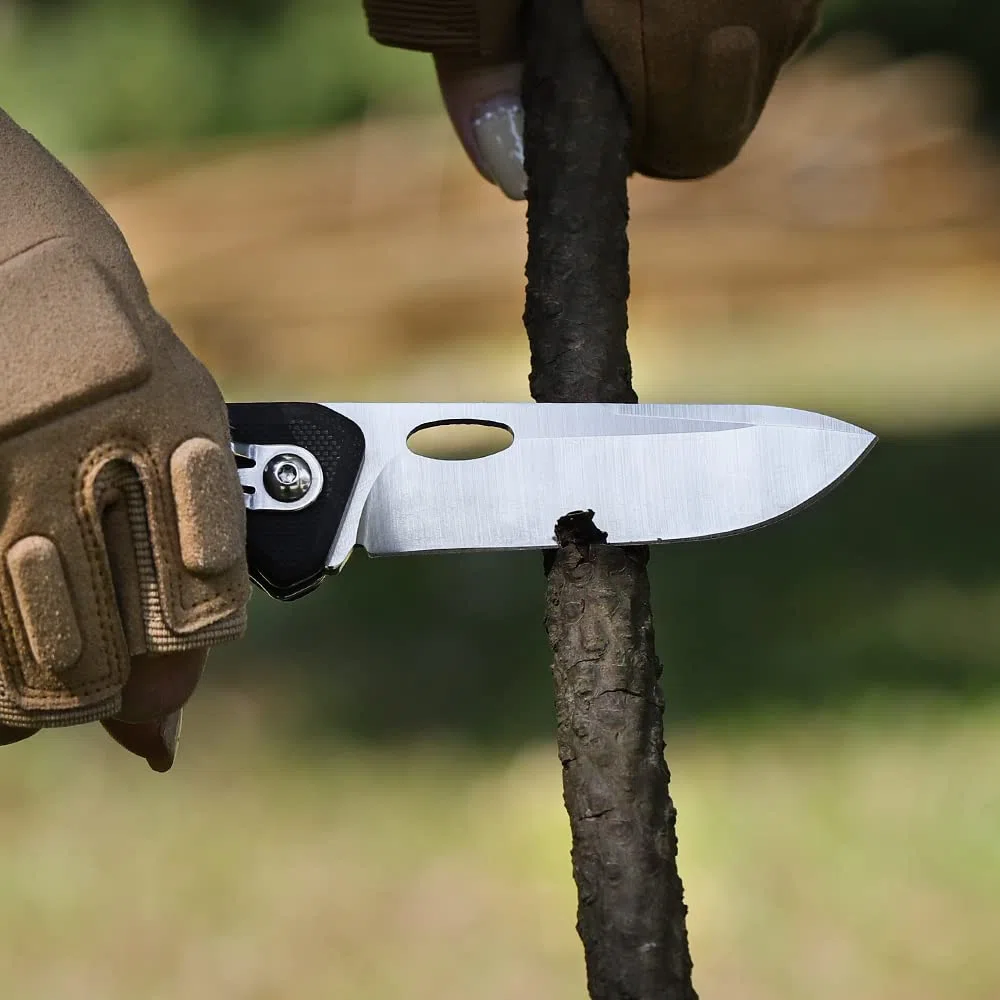 Roxon S502U Cuchillo plegable Phantasy Phantasy G10 Herramienta de bolsillo de supervivencia EDC Camping con cuchilla de cuchillo reemplazable | G10 - Herramienta de supervivencia para acampar con cuchilla intercambiable