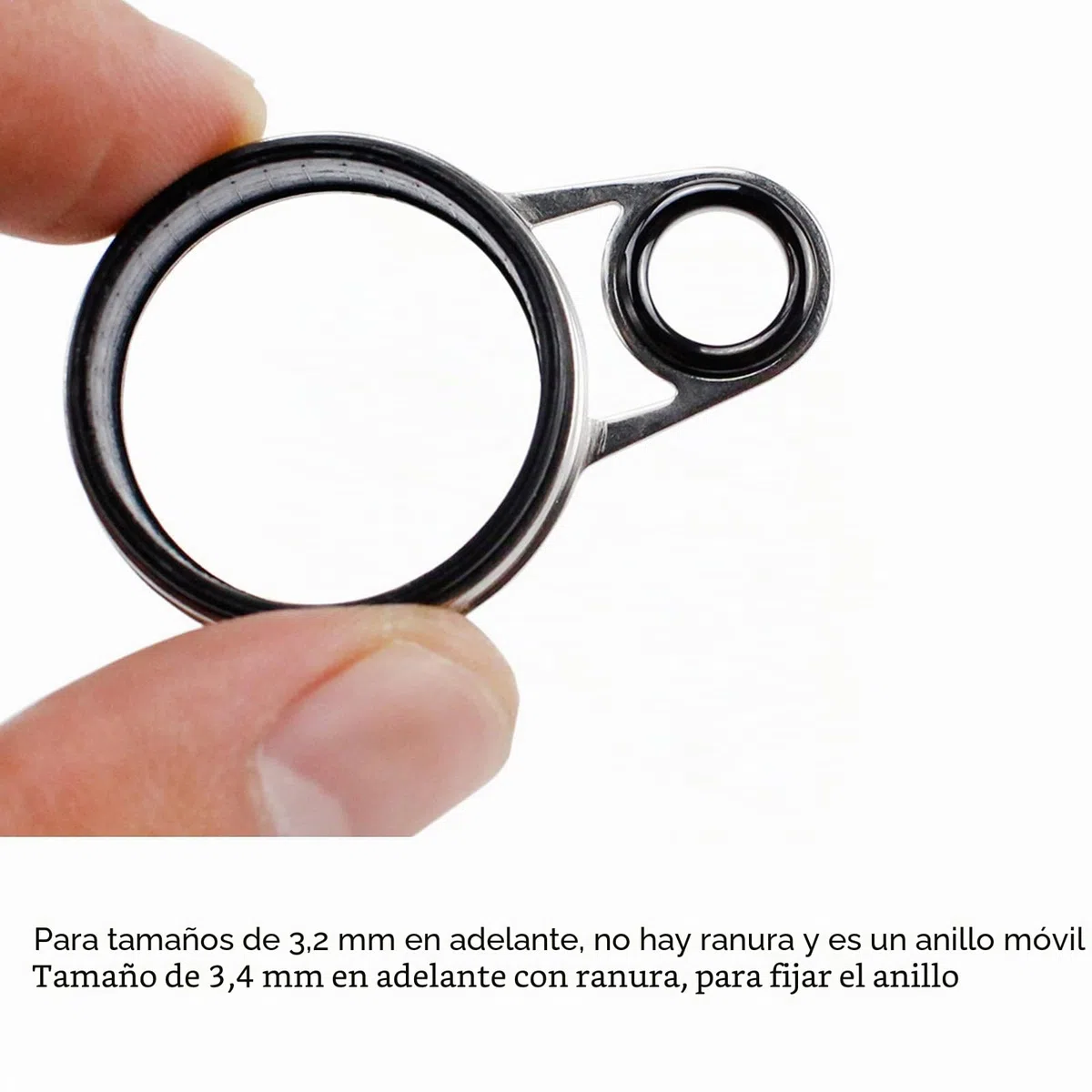 SOONHUA Kit de Repuesto de Barra de Ojo, Anillo de línea de balsa caña de Pescar Piezas de reparación de Edificios telescópica Surf Casting Rod guías Punta Tops