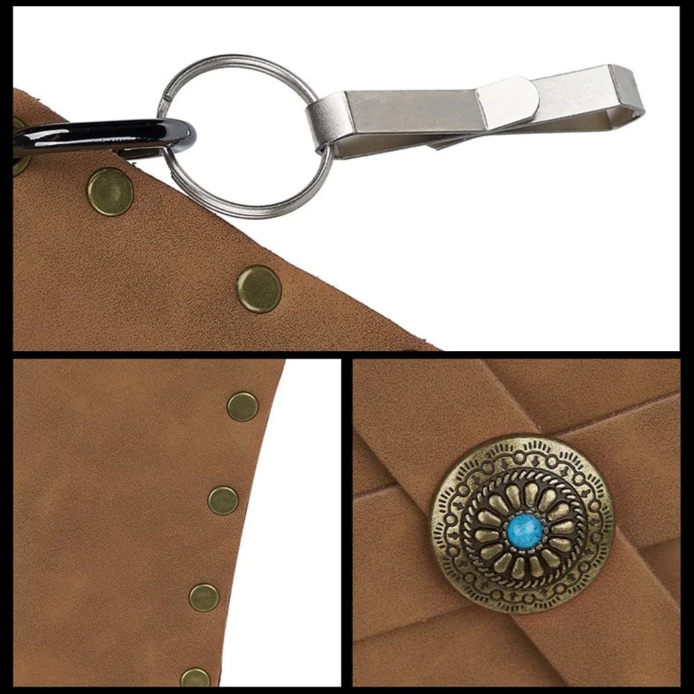 DONGKER Carcaj de flechas con arco, bolsa de mano con diseño de hebilla y diseño para colgar la cintura para llevar 12 flechas al aire libre, práctica de caza