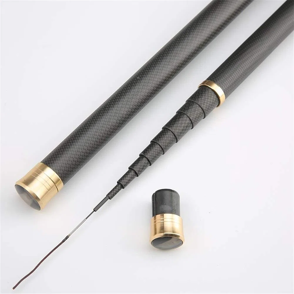 Cañas de Pescar Rio Telescópica Super Light Duro de Fibra de Carbono de la Mano caña de Pescar telescópica caña de Pescar 2,7 M 3,6 M 3,9 M 5,4 M 5M 6.3M 7.2M 8M 9M 10M Corriente de Rod