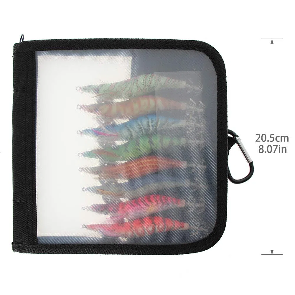 Croch 8 Piezas Luminoso Pesca Camarones Señuelo Cebo de Calamar para Sepia Pulpo