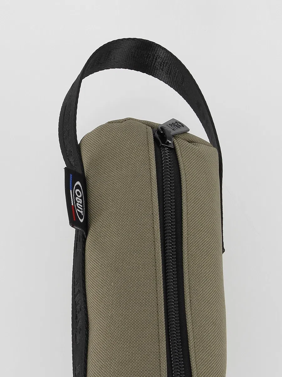 Obut Trousse en Toile Ronde Kaki