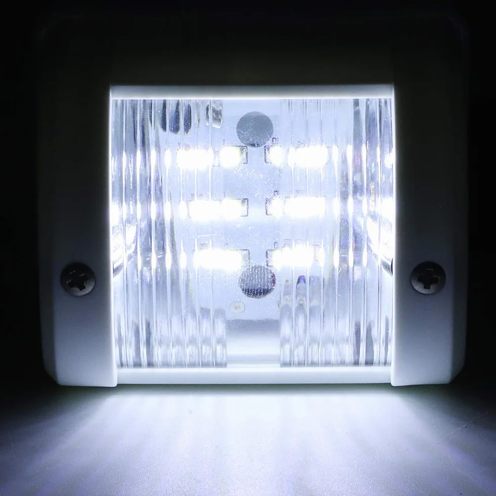 Fydun Luz De Señal De Navegación, Luz LED Para Barco, Lámpara De Yate, Navegación Marina, Lámpara De Mástil, Impermeable, 135 Grados, 3W, Ideal Para Barcos De Hasta 12M/39.4ft