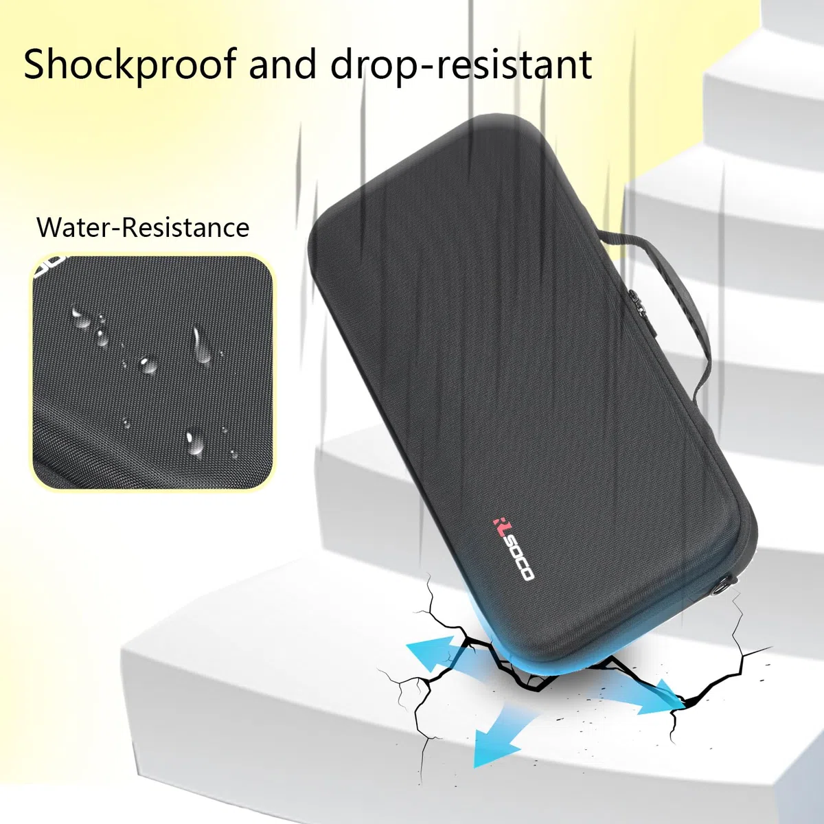 RLSOCO Funda para Palas de Pickleball,Apto para 2 Palas y 4 Pelotas (Sólo Funda)