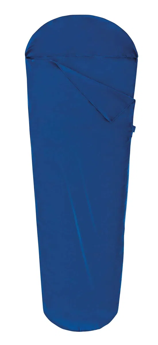 Ferrino Pro Liner Mummy, funda de sábana para hombre, azul, 220 x 80 x 50 cm