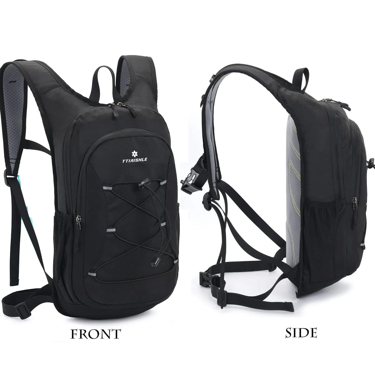 Mochila de hidratación con vejiga de Agua 2L, Mochila de Bicicleta Mochila de Agua para Senderismo, Ciclismo, Camping, Ciclismo, Correr o Esquiar