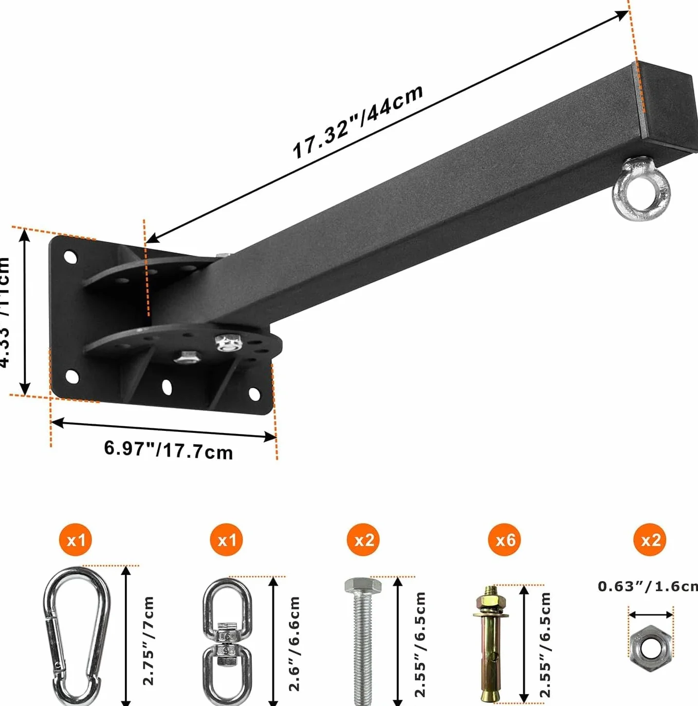 Soporte para saco de boxeo, soporte ajustable para saco de boxeo, soporte de pared resistente para saco de boxeo, apto para uso doméstico o gimnasio, soporte de bolsa de boxeo de rotación