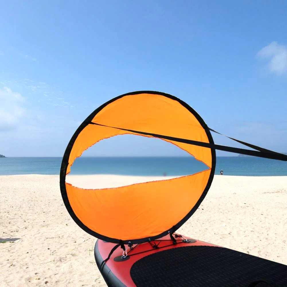 Remo de Viento de Vela Plegable, Remo de Viento de Vela Kayak Remo de Viento de Vela Ventana Transparente para Deportes Acuáticos para Bote de Remos Canoa Bote Inflable
