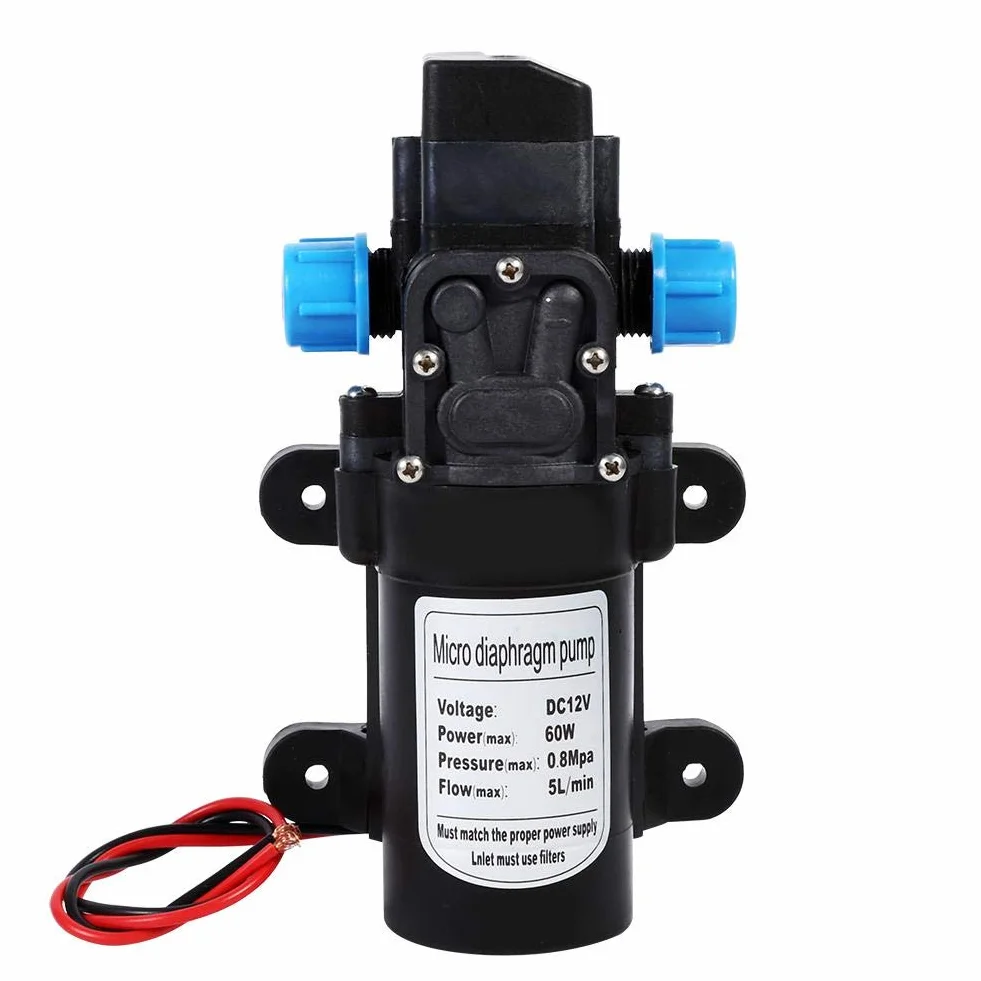 Bomba De Agua DC 12V Bomba Autocebante De Alta Presión 116Psi Caravana Autocebante Barco Que Acampa,limpieza de autos
