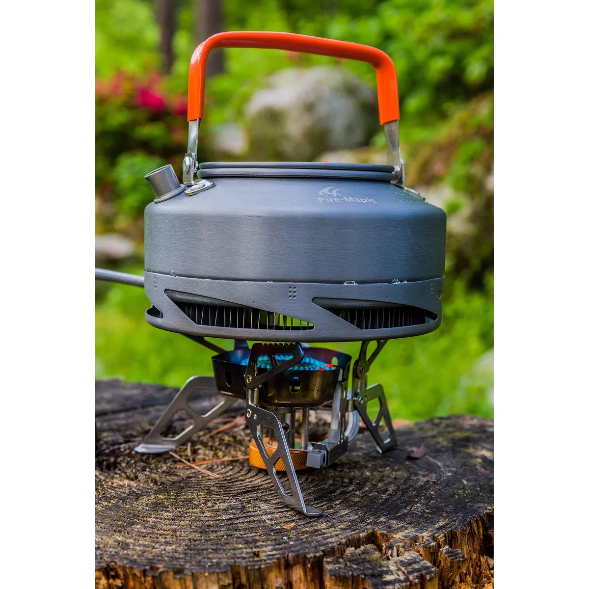 Fire-Maple 0,7L Tetera de Camping Hervidor de Agua Camping Portátil de Aluminio Ultraligero para Acampar para Tetera, Cafetera de Picnic