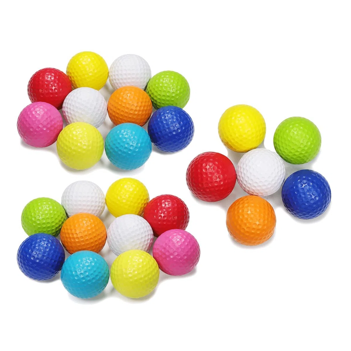 26 Piezas Golf de Espuma, Pelotas de Entrenamiento de Golf, Pelotas de práctica de Espuma, Pelotas de Golf, Pelota de Golf de Colores, Adecuado para Entrenamiento de Golf.