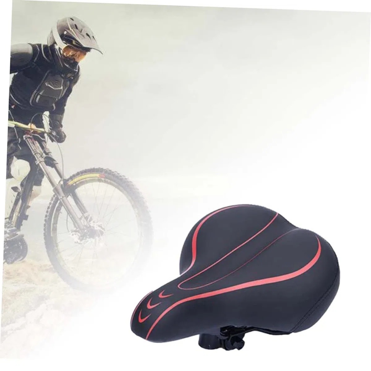 Yardwe Asiento De Bicicleta Ergonómico Absorbente para Adecuado para Bicicletas De Carretera y