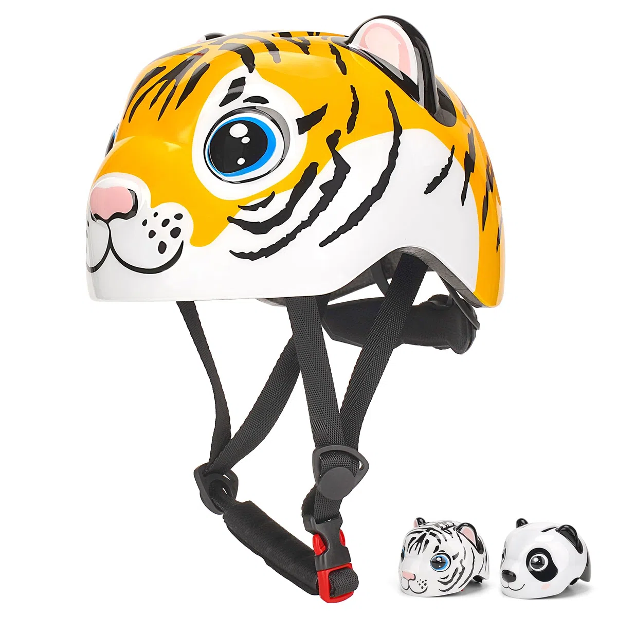 Casco Bicicleta Niño 2-6 Años Ajustable 47-54 cm, Casco Ligero con Ventilación y Forro Extraíble, ABS+EPS para Bici, Patinete y Patines, Multideporte para Niños y Niñas, Regalo Creativo Cumpleaños