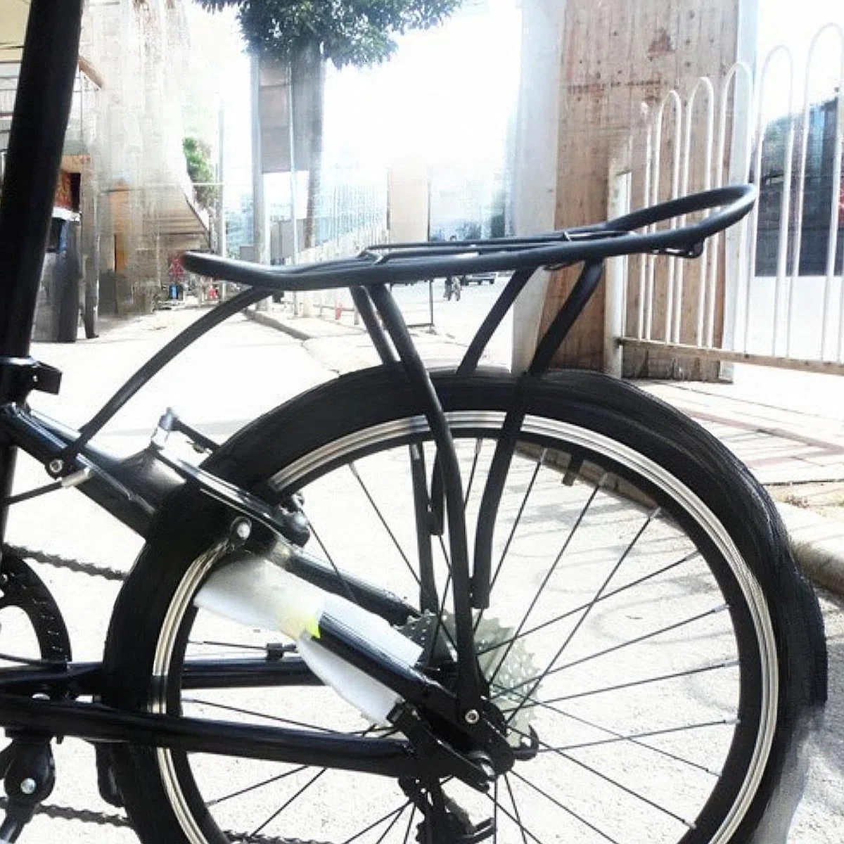 Portabicicletas Plegable de 20 Pulgadas, portaequipajes Trasero para Bicicleta, portaequipajes, portaequipajes de fácil instalación para Paa083