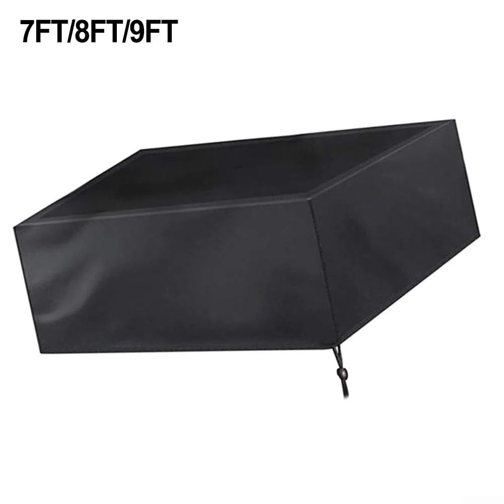 Oniissy Cubierta impermeable para mesa de billar 210D de 7/8/9 pies: protección resistente a los rayos UV y a la intemperie, cubierta plegable impermeable para mesa de billar para un almacenamiento