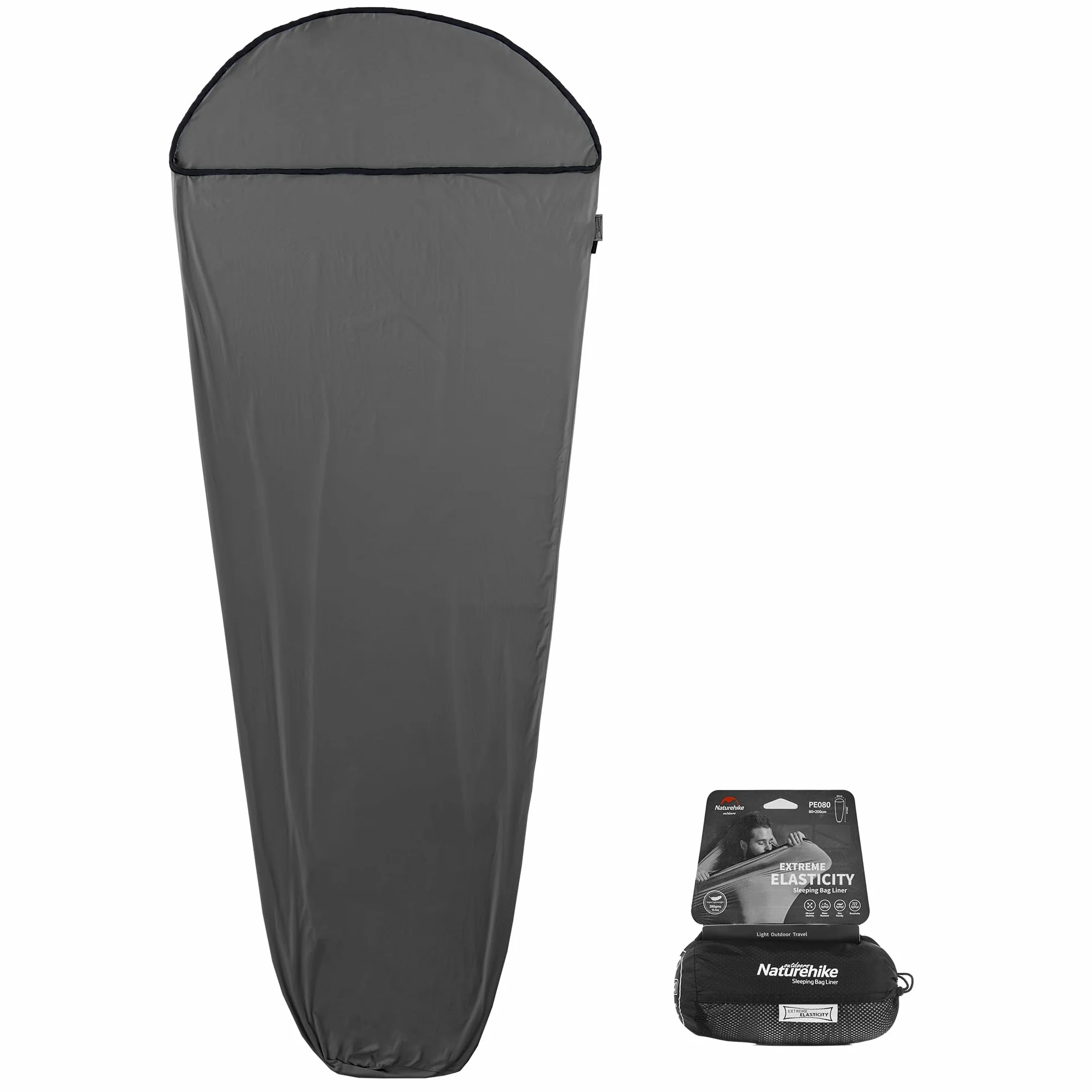 Naturehike Sábanas para Sacos de Dormir de Viaje Sábanas de Viaje Ligeras para Acampar Sólo 360 g Saco de Dormir Portátil Adecuado para Acampar, Viajar, Albergues, Picnics, Aviones, Trenes