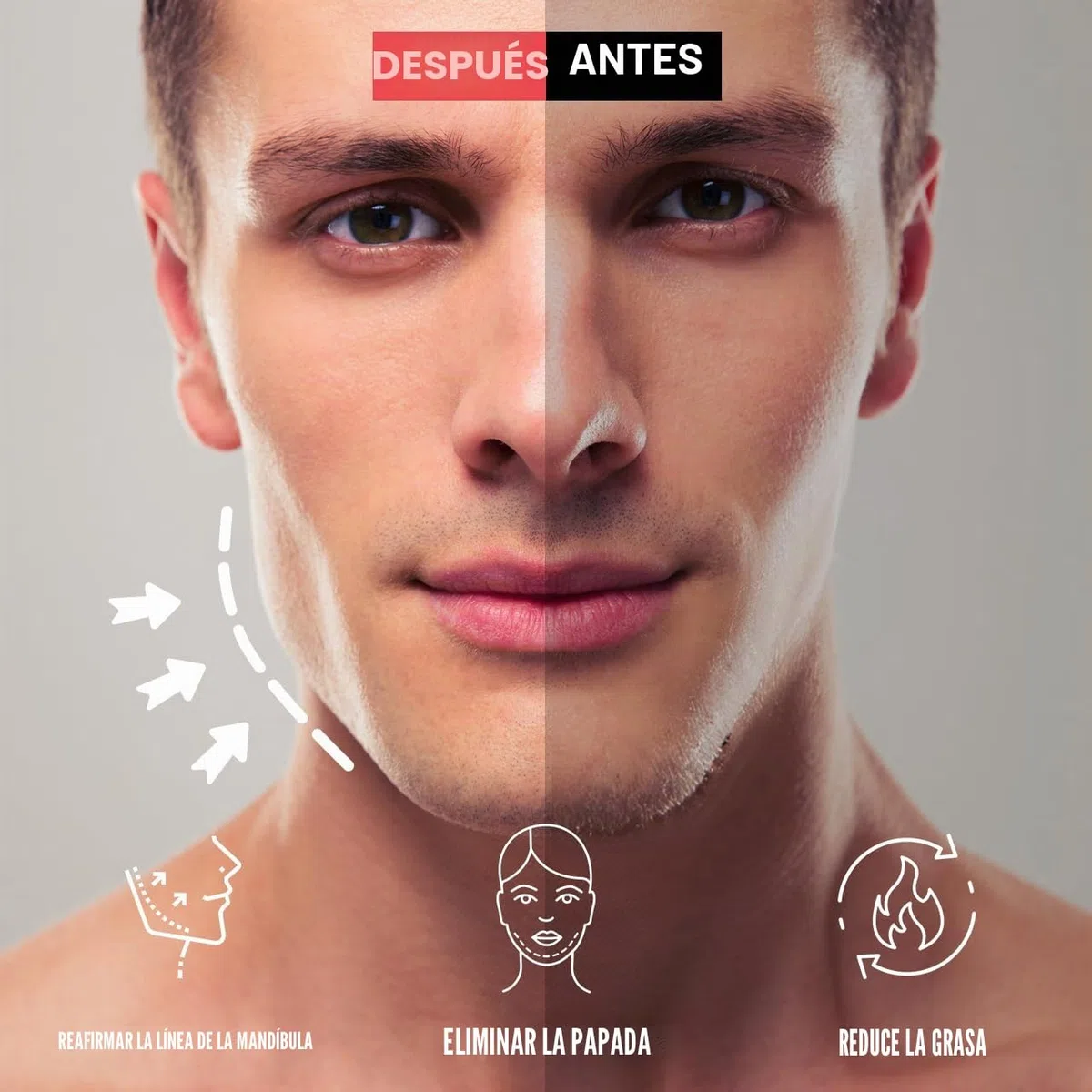 JE Jaw Exerciser for Men and Women, 40-110 LBS, 8 niveles de resistencia, tabletas de ejercicios Jawline de silicona, Slims and Tone The Face, 16 Count (1 paquete)